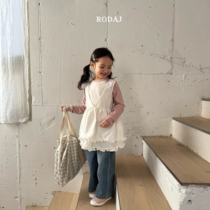 【roda J】フリルシアーワンピース 80~110cm