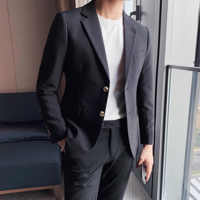 フロントボタンテーラードジャケット 4color OJ0591