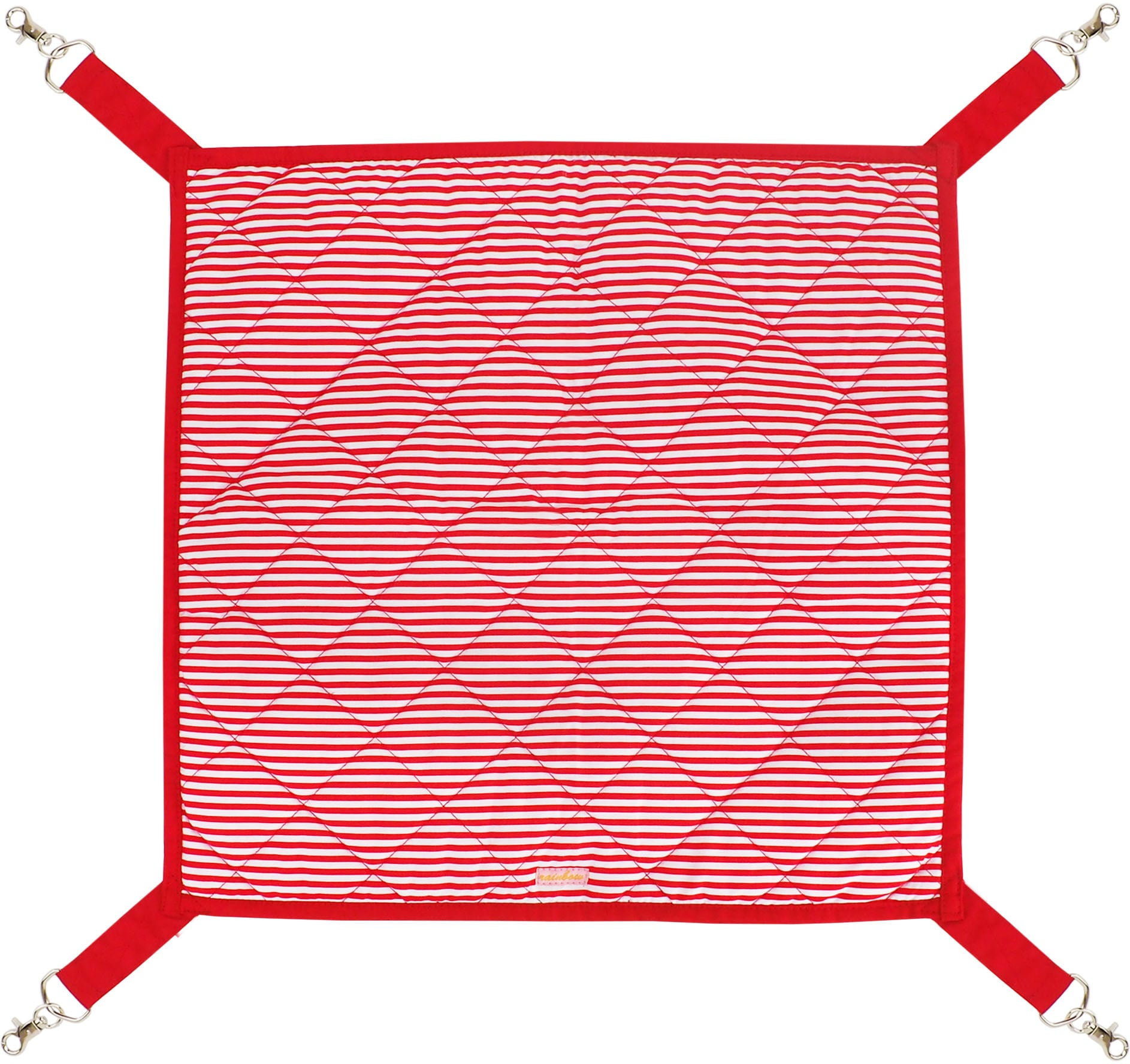 【キャトハンモック】しましま猫のハンモック　レッド/ブルー