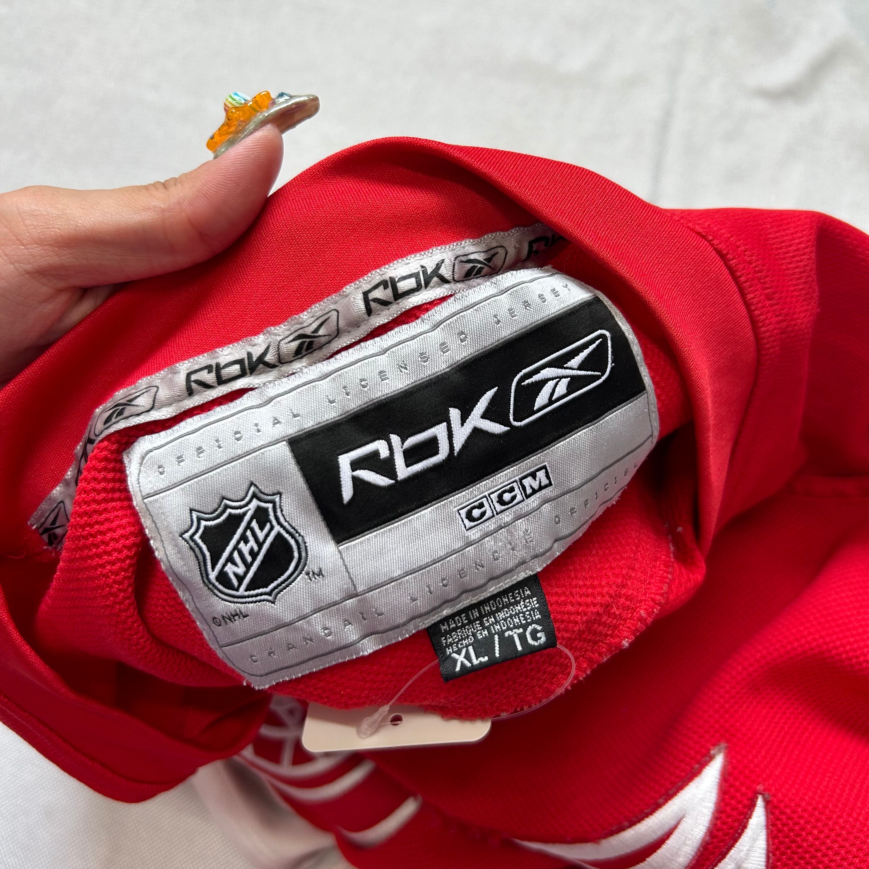 NHL アイスホッケー デトロイトレッドウィング ゲームシャツ 