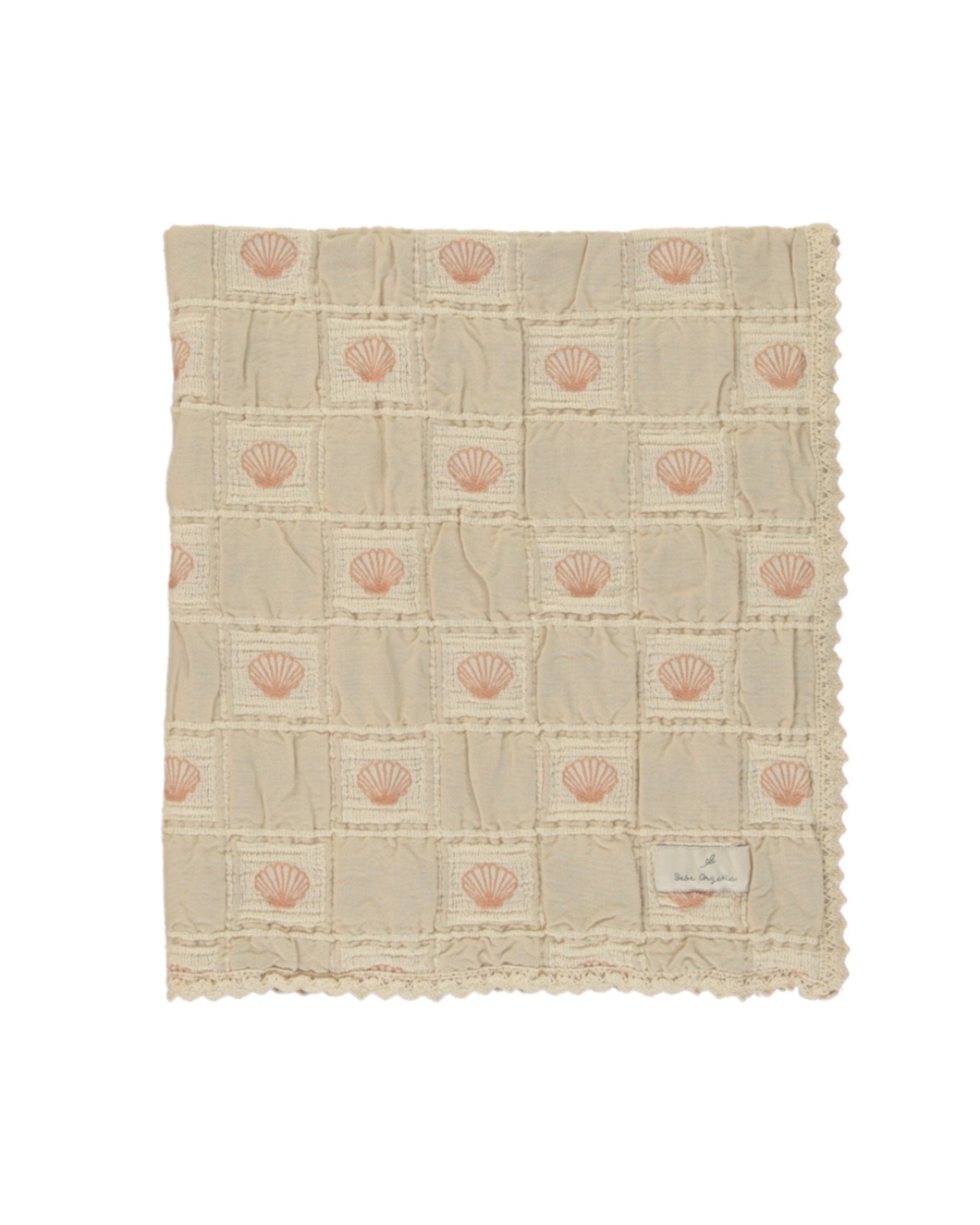 《即納》Bebe Organic / Shell Blanket