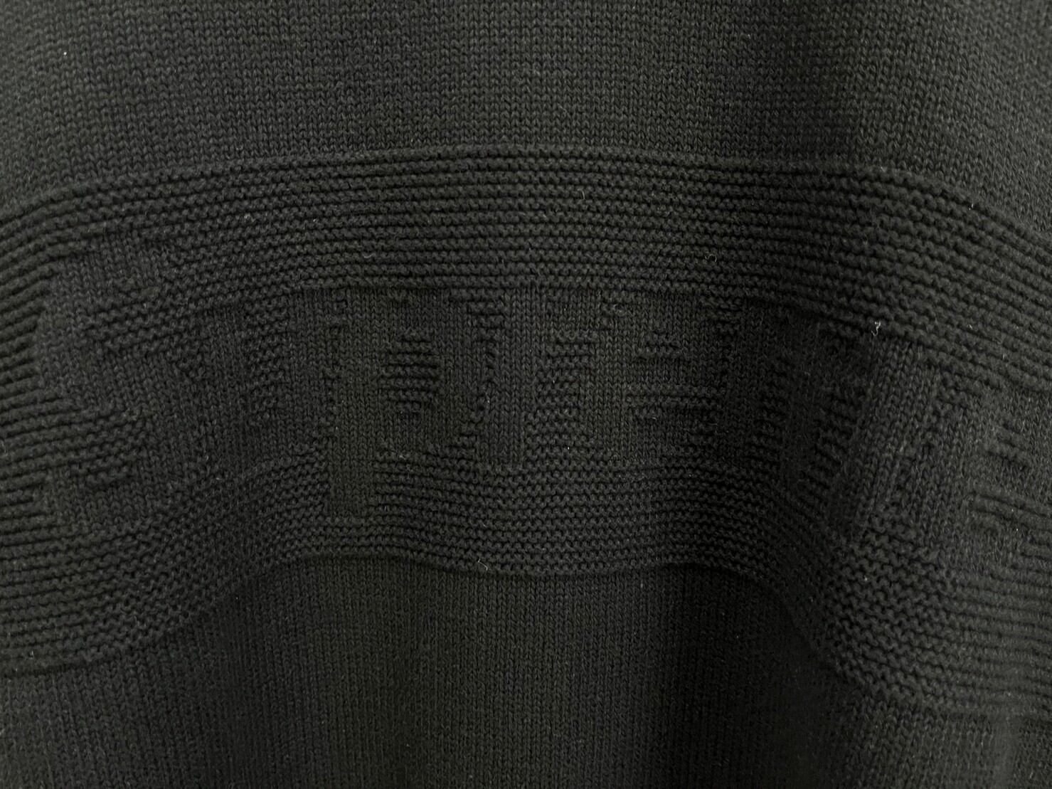 Supreme TONAL PANELED SWEATER BLACK XL 72381 | BRAND BUYERS OSAKA
