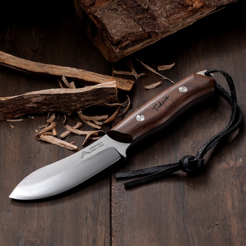 【FEDECA】ブッシュクラフトナイフ プレーンブラウン