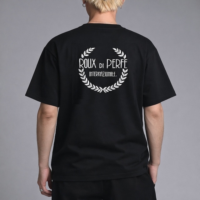 リーフロゴ刺繍Tシャツ