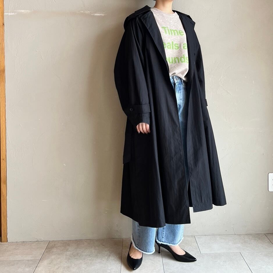 CLOCHE 】フード付ロングトレンチコート | valance 福井｜レディース