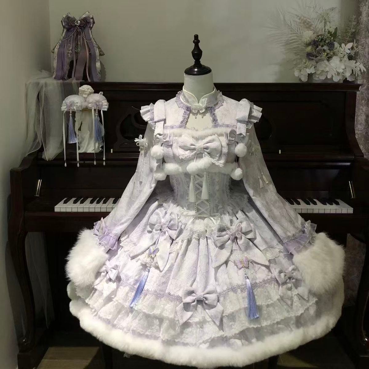 チャイナファトリムロリィタドレスセットアップ：フルセット