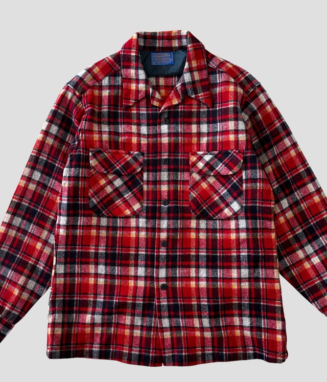 -Pendleton- Vintage 70s L Board Shirt made in USA