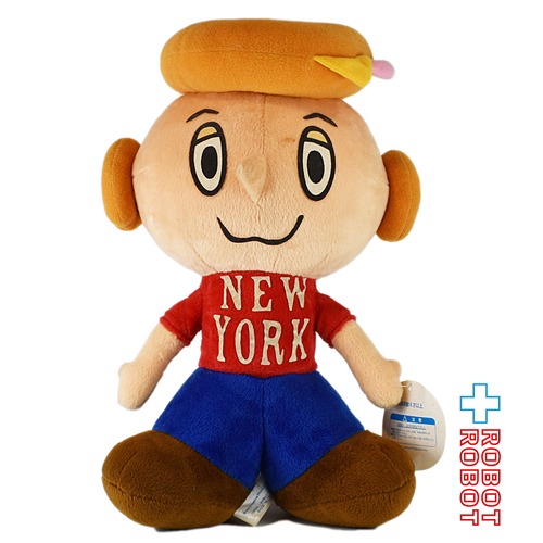 ファミリーマート キャラクターズ ロドニー・グリーンブラット ベーグル君 ベーグルサンド ぬいぐるみ人形 紙タグ付 企業物