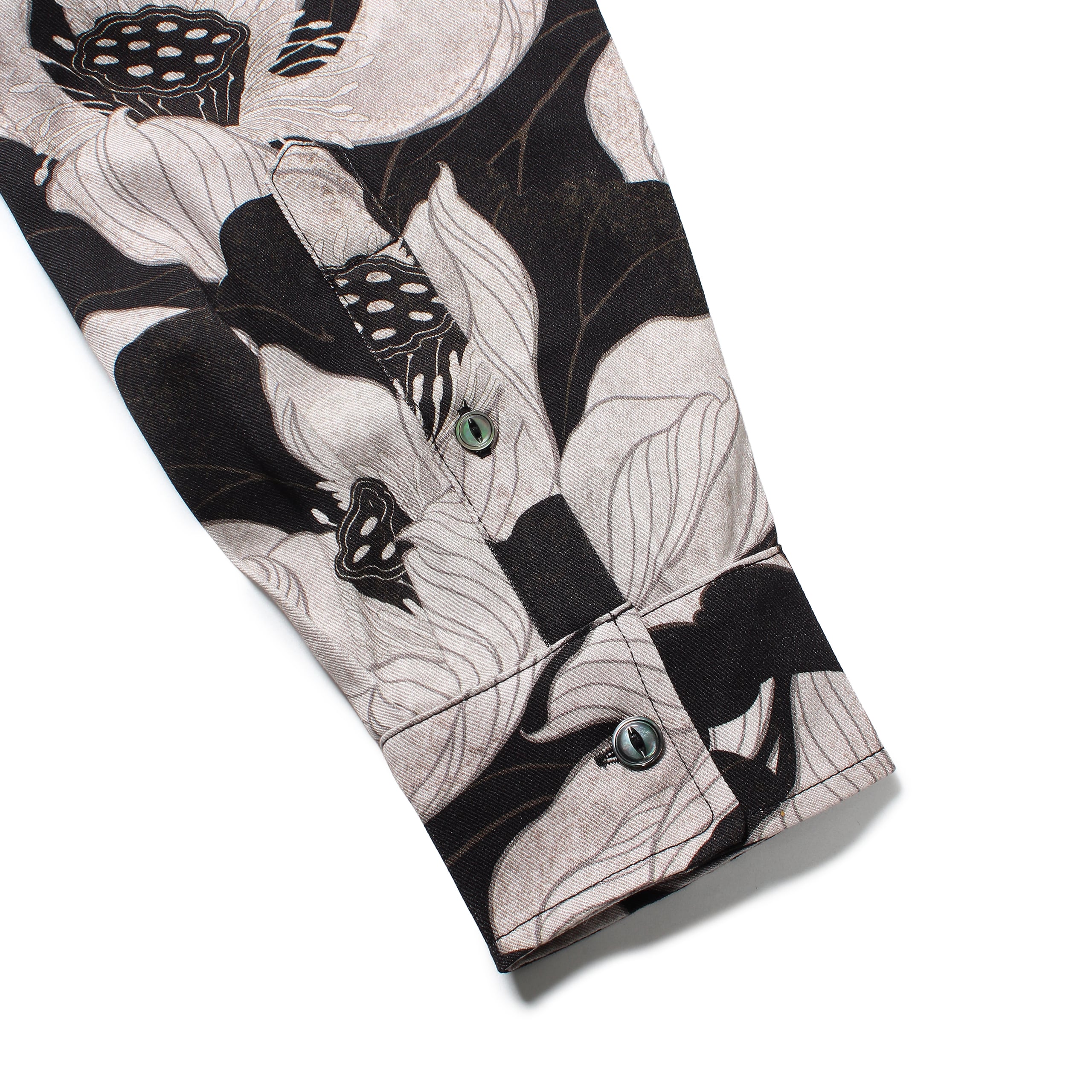 GAKKIN × BUDSPOOL 浮蓮華 L/S HAWAIIAN SHIRT | APHRODITEGANG HOLDINGS