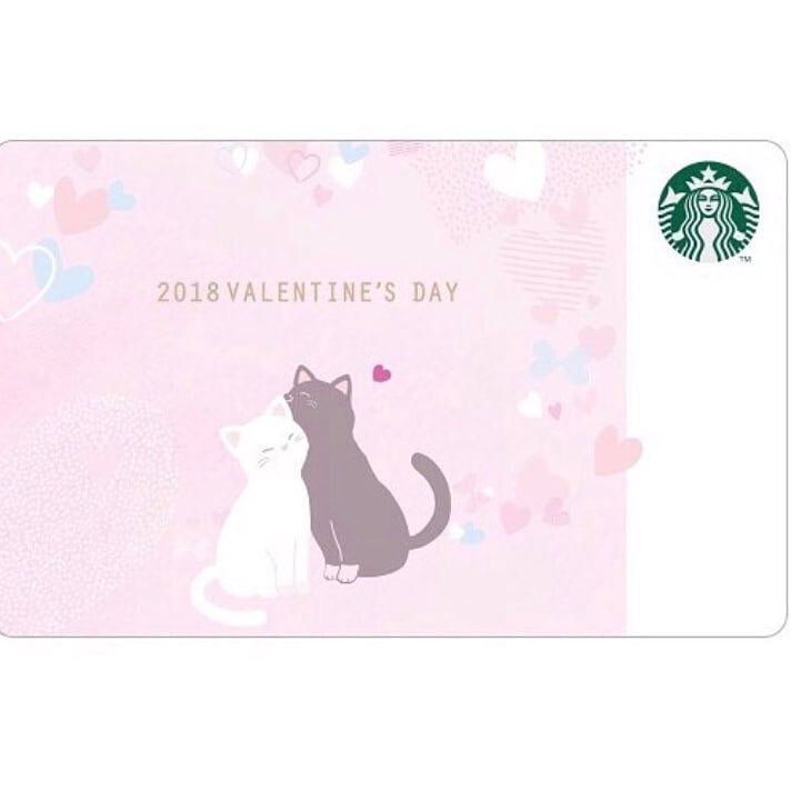 スターバックス タンブラー バレンタイン スタバ 猫　キャット　韓国　日本未発売