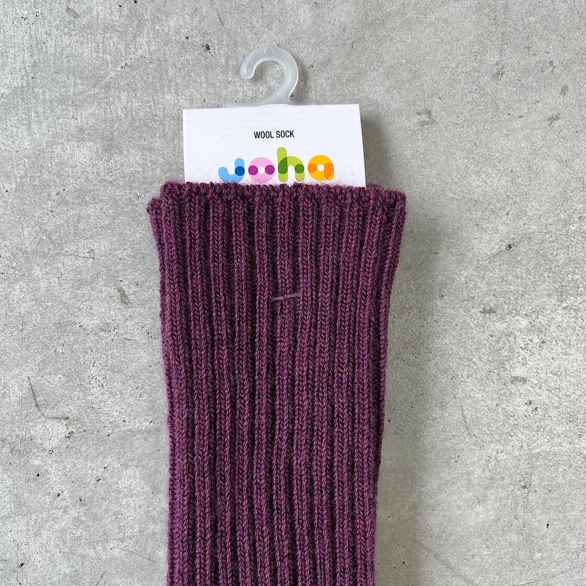 joha/【23-26cm】wool ribsocks 60015/purple