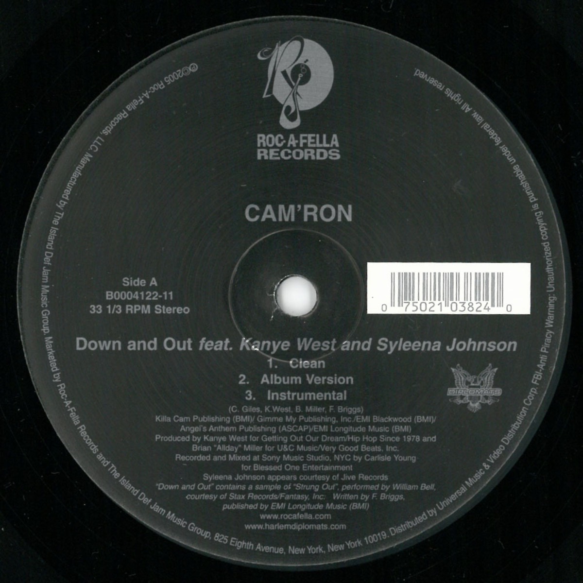 Cam'ron Down And Out [2005] HHD