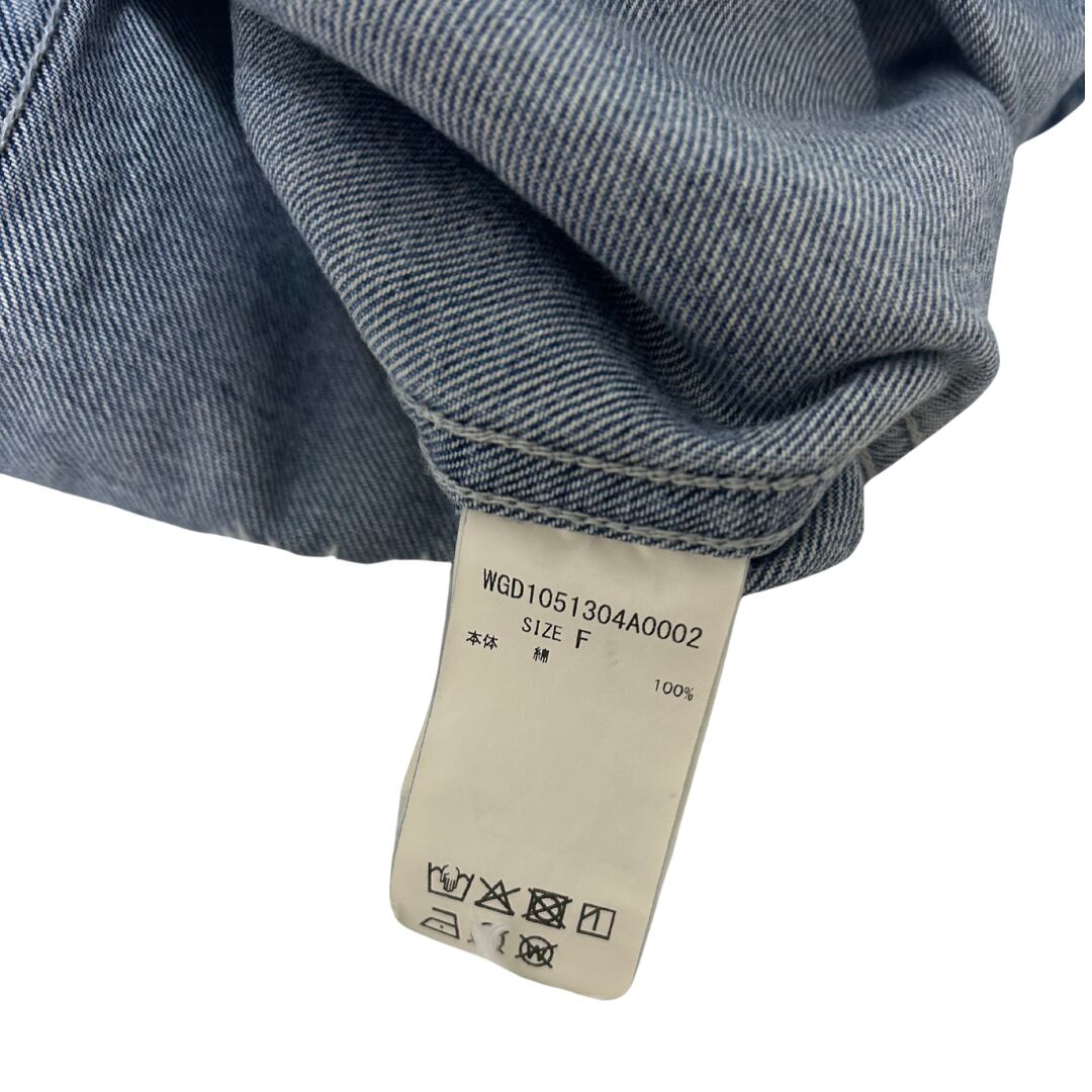 2025ss、極美品】Whim Gazette（ウィムガゼット） DENIMシャツ