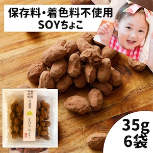 帯SOYちょこ35ｇ×6袋 送料無料 お菓子 生チョコ チョコ 大豆　乳アレルギー対応 ダイエット中 オススメ チャック付き袋 安心 プレゼントにもおすすめ。ビーガン ヴィーガン グルテンフリー ギフト バレンタイン 手土産 ホワイトデー