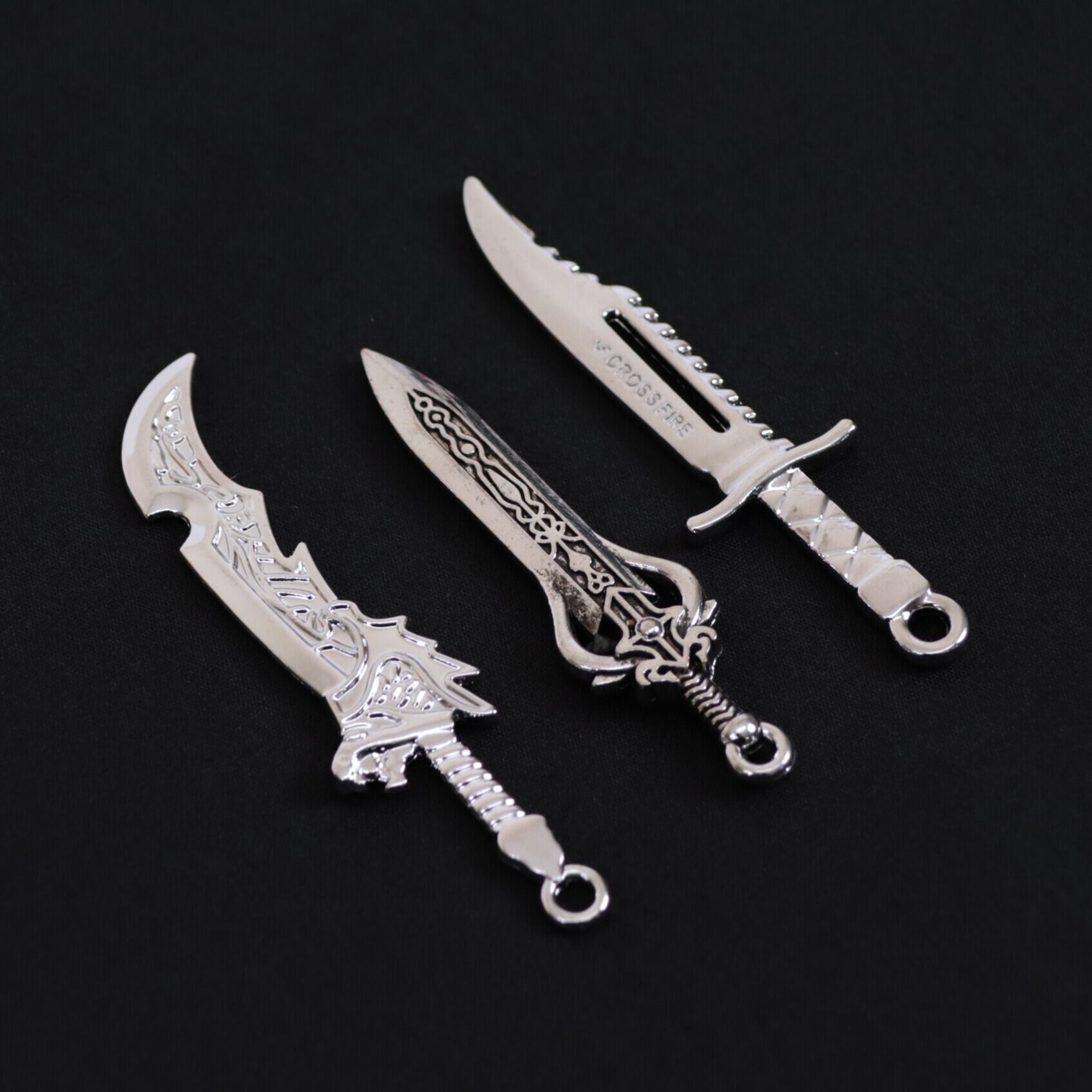 大刀 剣 ナイフ パーツ 武器 金属 02000072 ハンドメイド 装飾 飾り