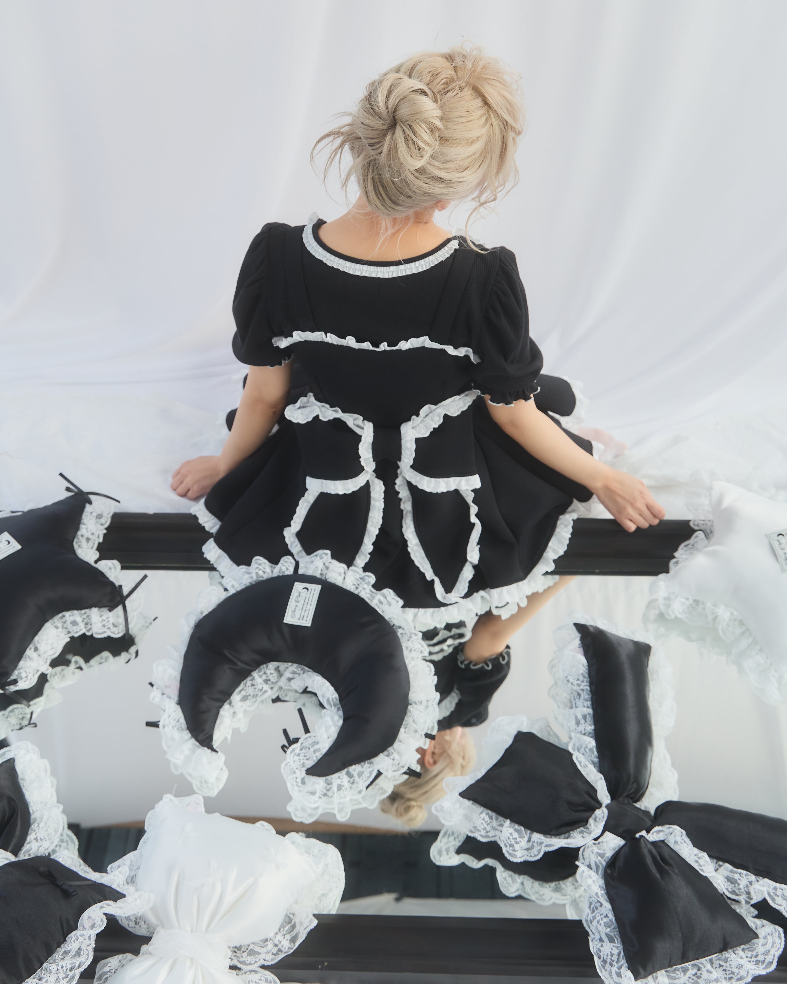 Starry⭐︎バックリボンダイバーワンピース | lilLilly official webstore