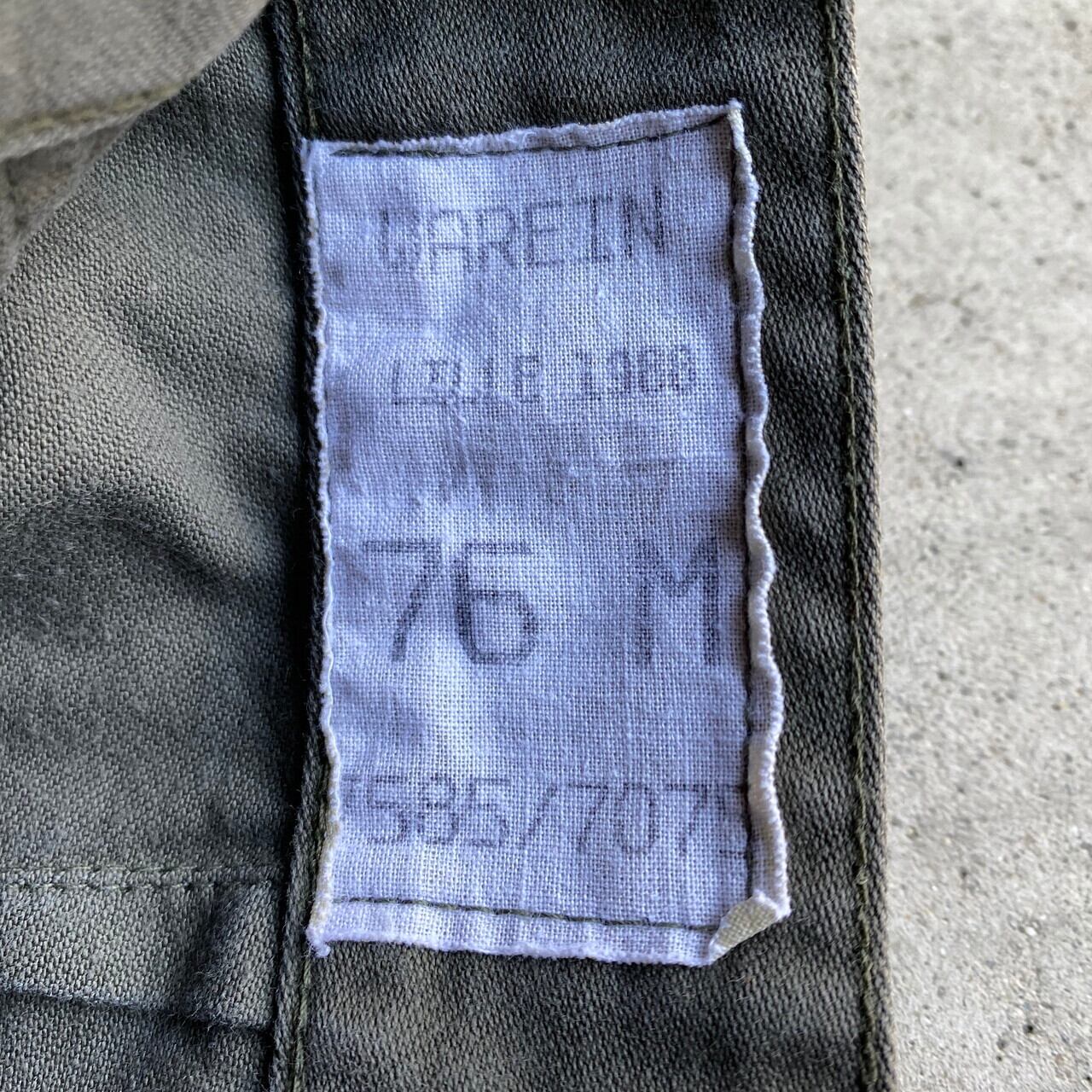 Euro vintage ユーロヴィンテージ パンツ サイズ:m48 サイド パインピング 1タック スラックスパンツ 70～80s グリーン系 ボトムス ズボン  【メンズ】