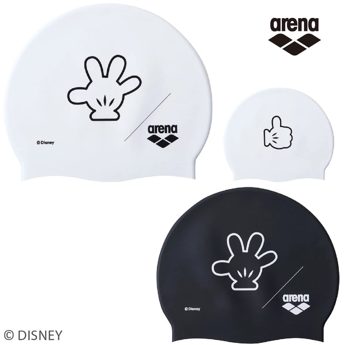 arena シリコンキャップ AS6SSC80U Disney スイムキャップ スイミング