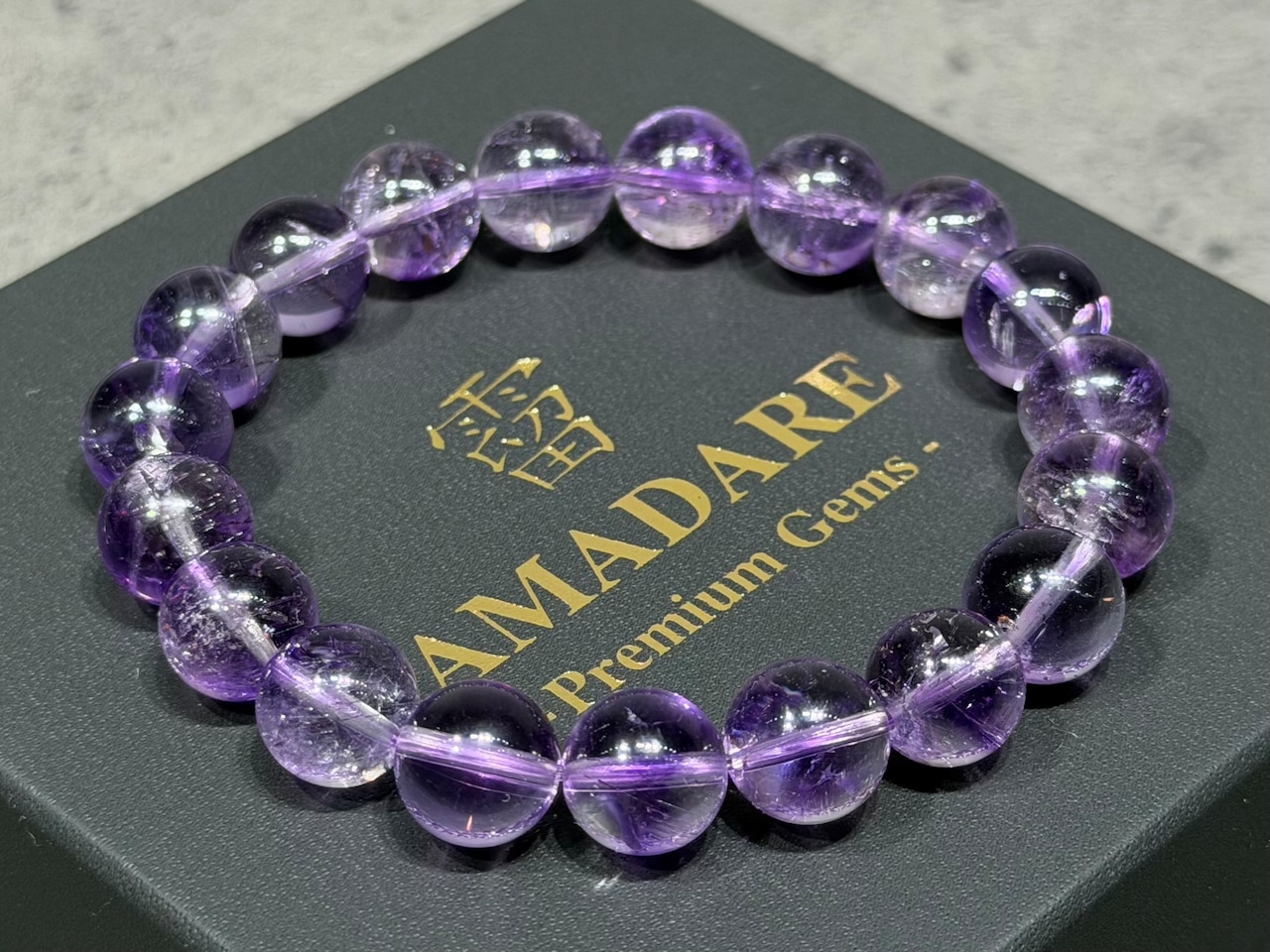 No.2301-1 【S】アメジストスーパーセブンブレスレット