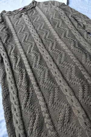 "JUNGLE PARIS" by KENZO 1980s Deep blown knit