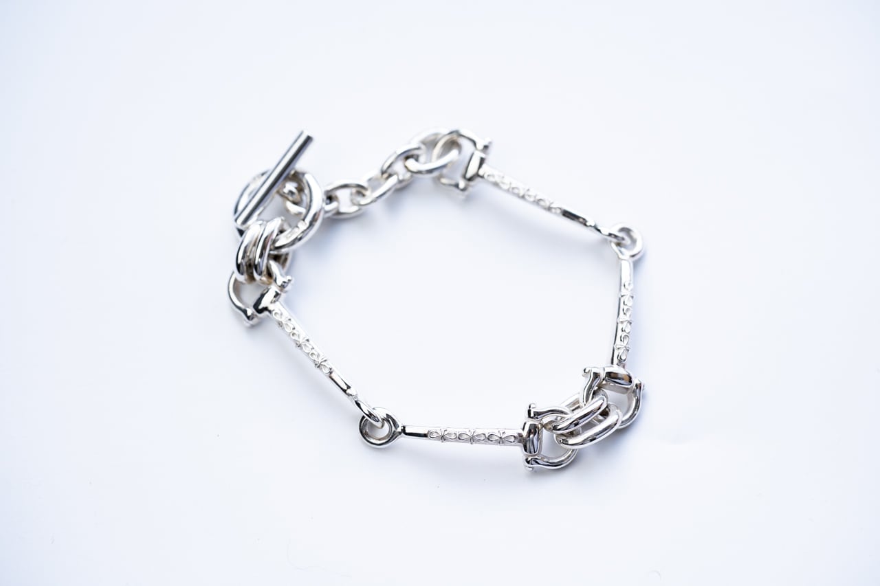 BN-083 Horse bit bracelet (elongated) | WAKAN SILVER SMITH BN-083 Horse bit bracelet (elongated) | WAKAN SILVER SMITH