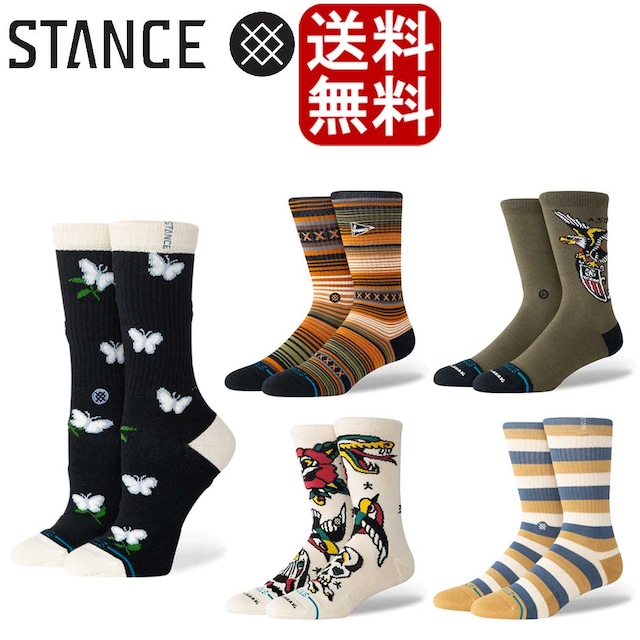 Stance ソックス スタンス CREW 靴下 Stance Socks クルー メンズ 25.5-29.0cm ギフト 男性 彼氏 プレゼント 贈り物 ゴルフ ゴルフソックス 厚手 スポーツ トレーニング MEADOWS FLASH HILAND THE EAGLE CURREN PARKS CURREN_PARKS(CUR_SPI) S21-24.5cm