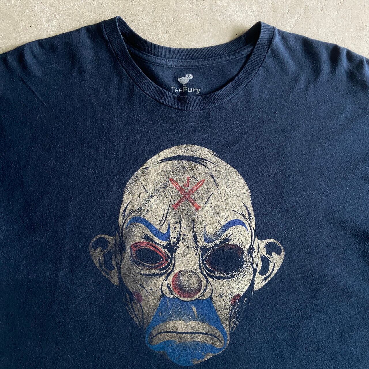 JOKER ジョーカー ピエロマスク プリントTシャツ メンズXL 古着