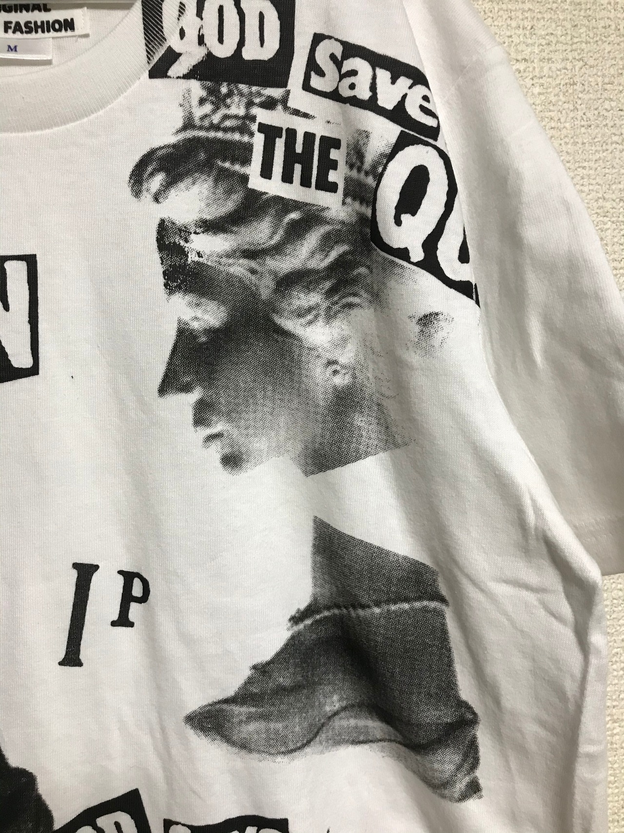 UNFINISHED god save thequeenT shirt random