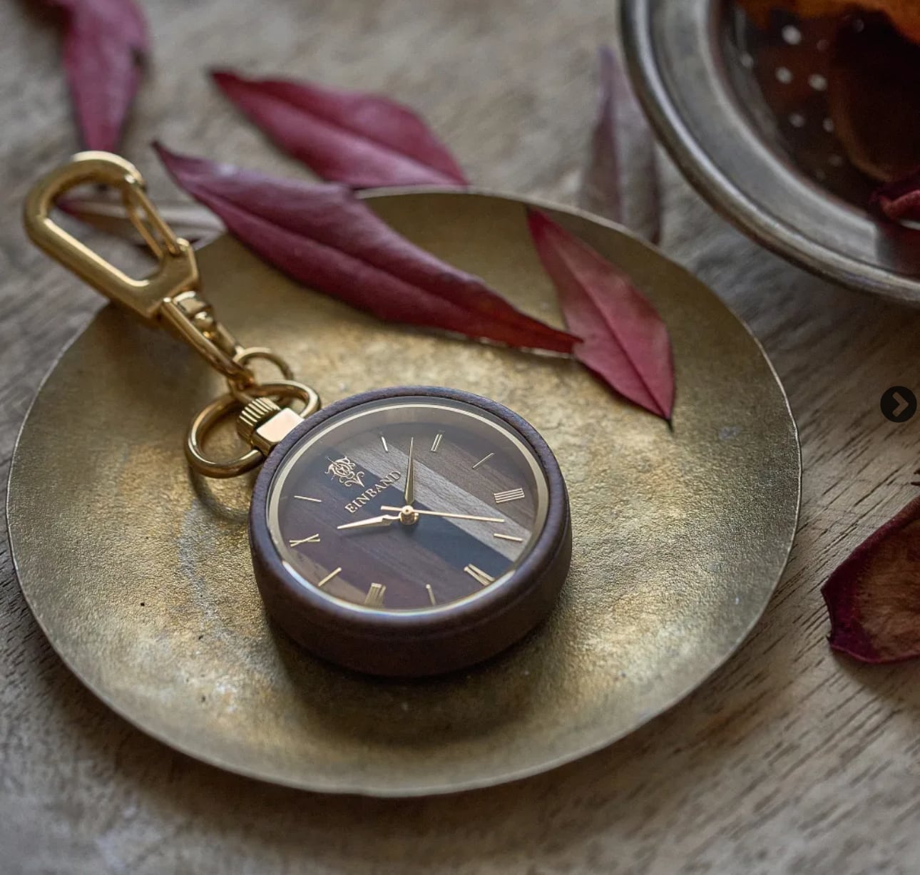 EINBAND Wood Pocket Watch 木製懐中時計 36mm MIX文字盤 14