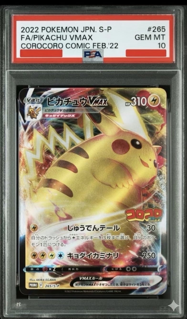 ✓【PSA10最高評価】ピカチュウ げきとうスパーク 120/SV-P プロモ
