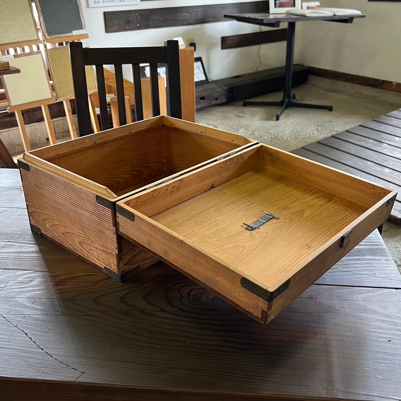 古材 アンティーク 木 箱 WODD BOX L 木箱 ヴィンテージ 箱 収納