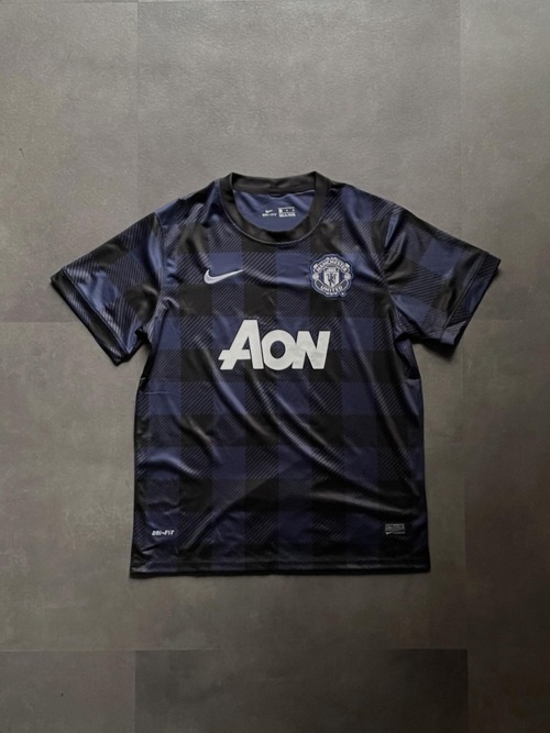 Nike Manchester United AON ゲームシャツ ユニフォーム DRI-FIT L ネイビー
