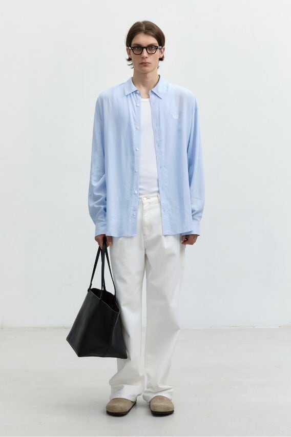 ☆LE SSERAFIM ユンジン 着用！！【DUNST】UNISEX CLASSIC LINEN SHIRT