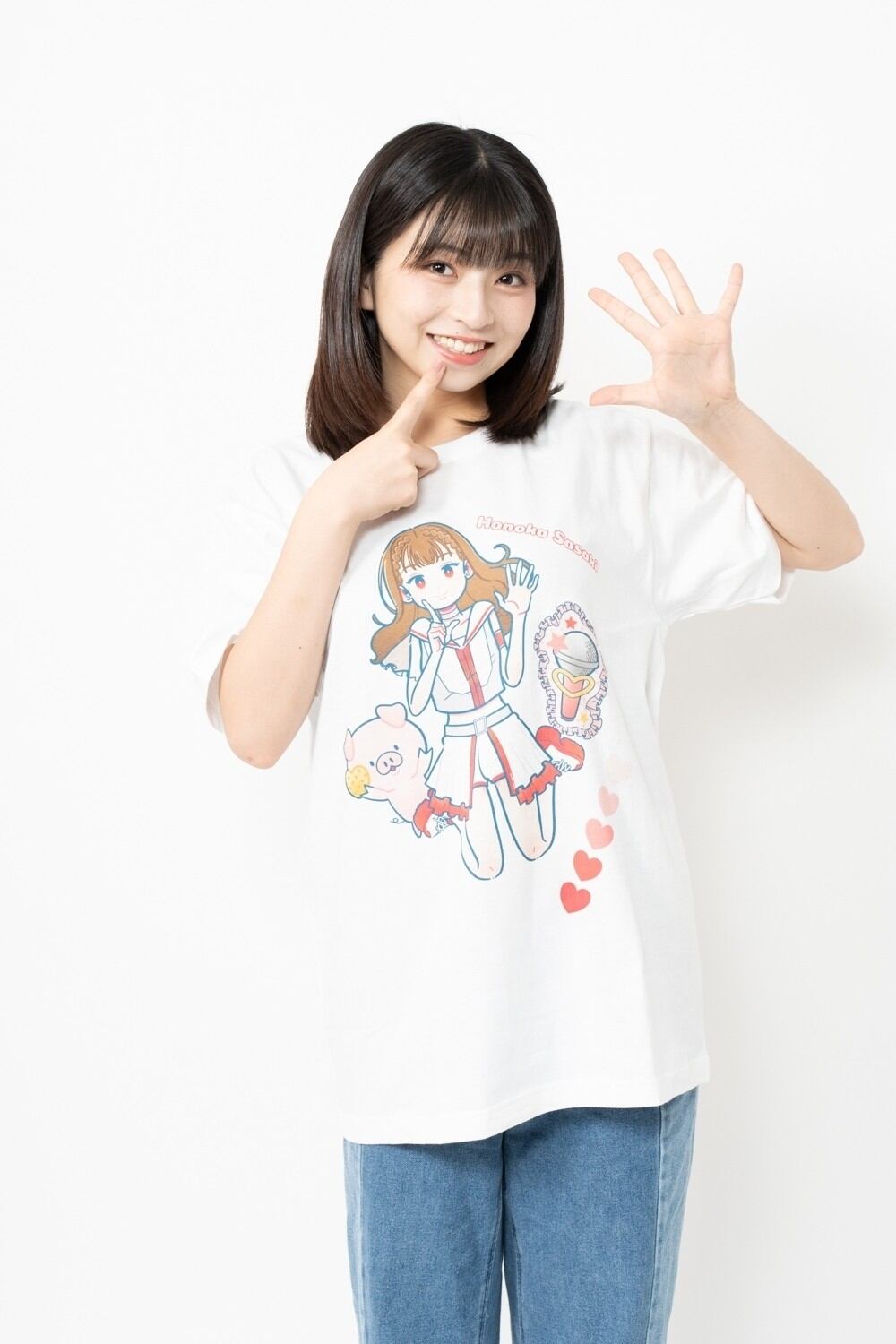 にきちゃんはいじゃんぷ】ソロTシャツ | UP UP GIRLS SHOP