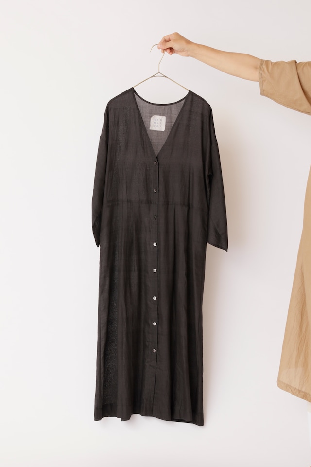 KROMALUDI / Silk × Cotton Dress〈silk & cotton〉