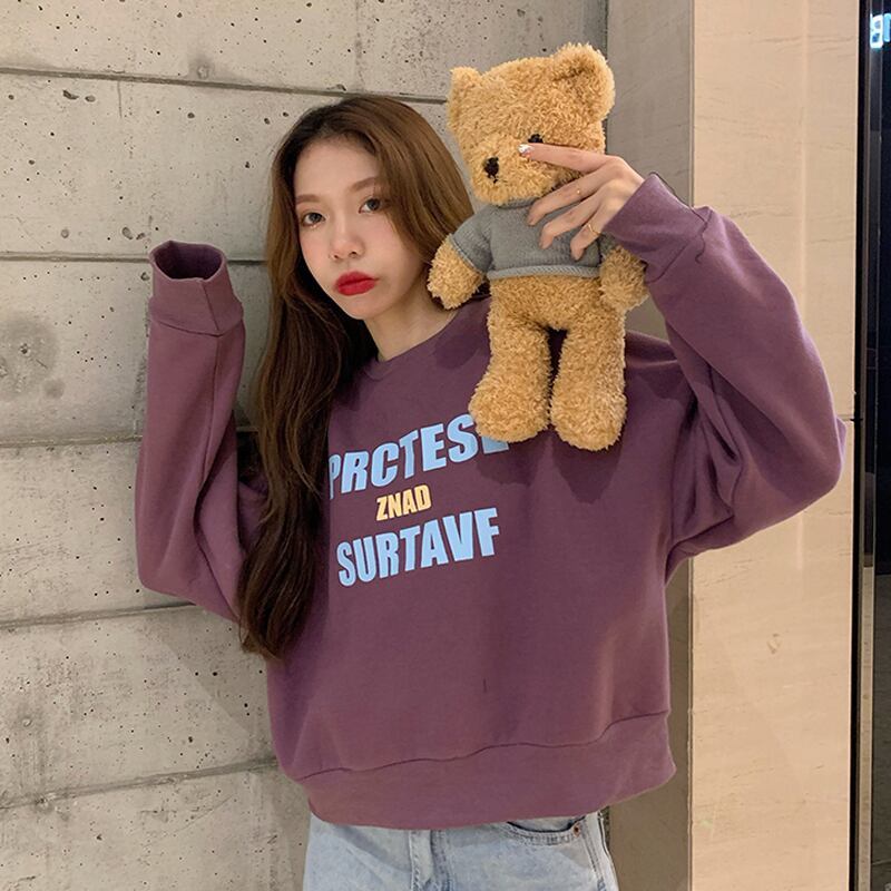 ショートジャケット スプリングスタイルルーズセーター レディースオータム薄手 ロング 春物 秋物 試着室9805925362