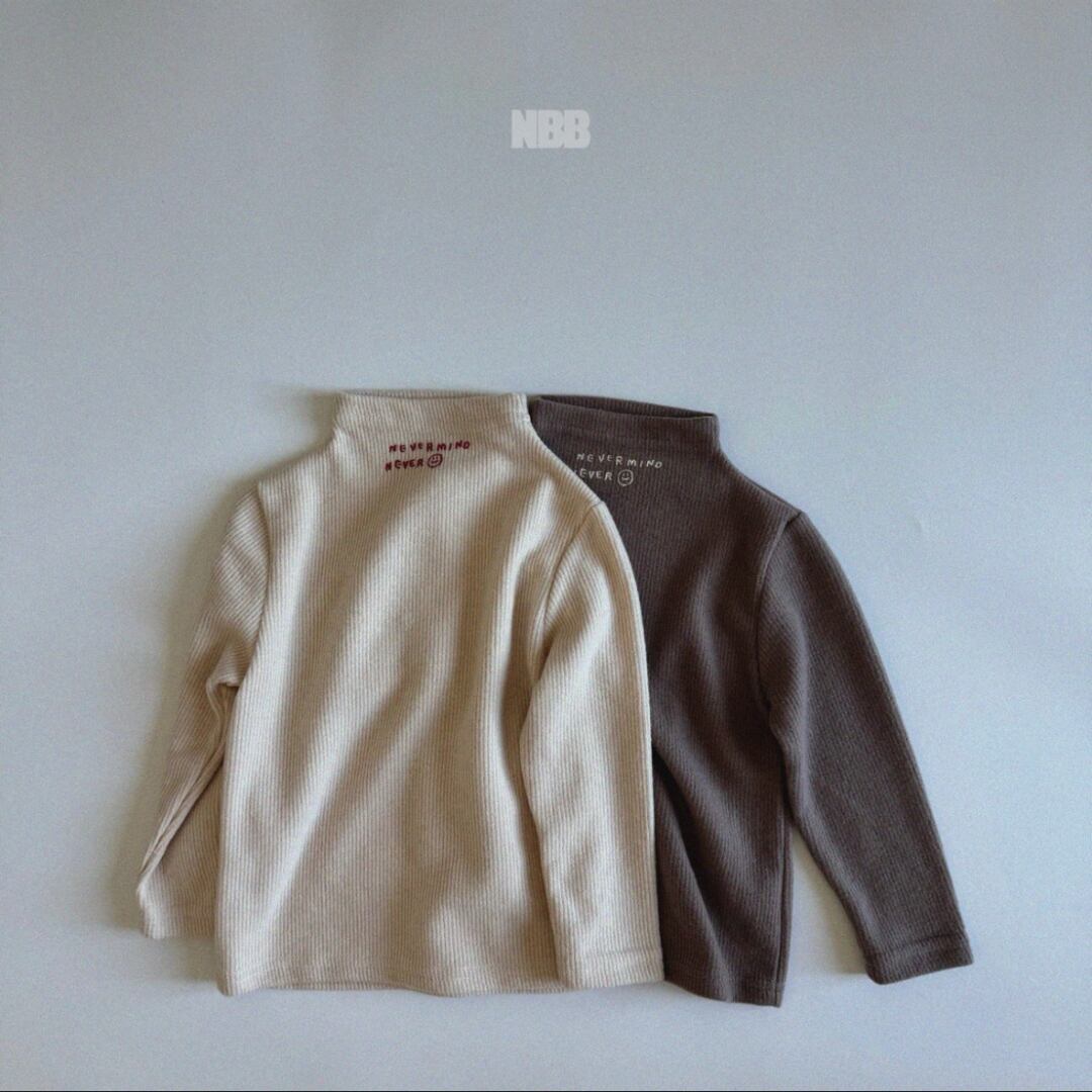 《予約》night bebe ¨ milky half-neck t