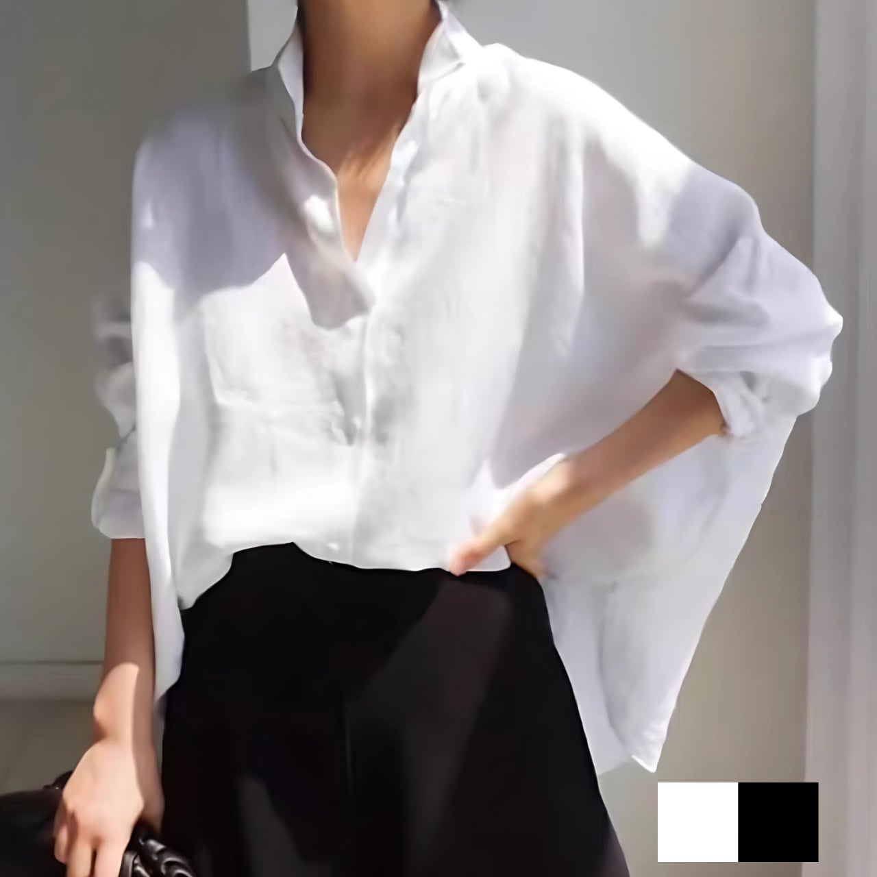 ドルマンワイドシャツ【2col】 0407