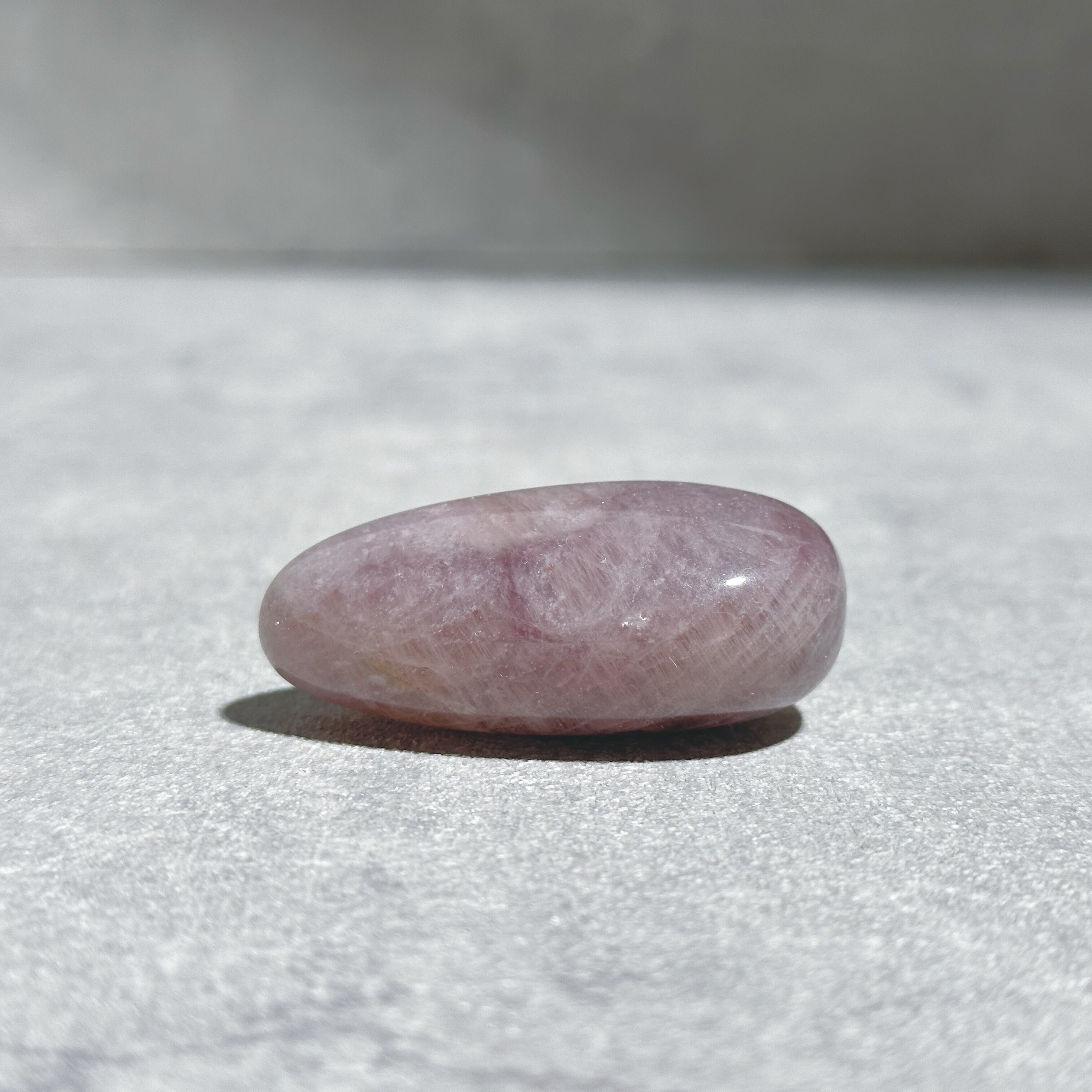 パープルローズクォーツ パームストーン12◇Purple Rose Quartz