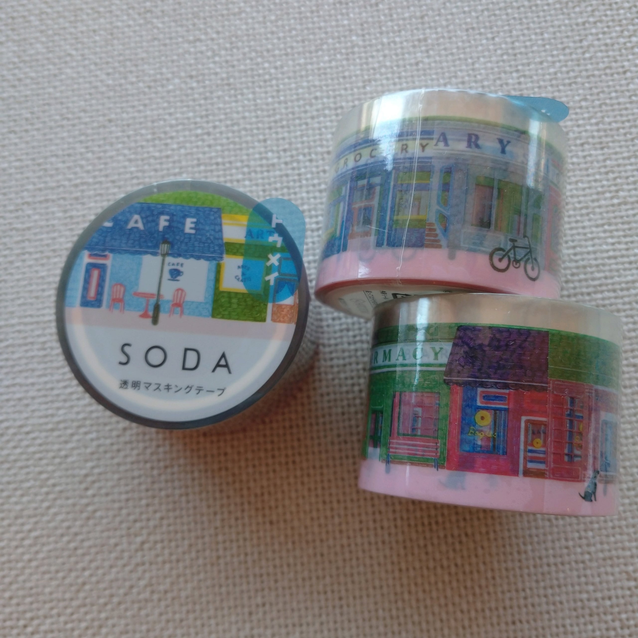 SODA アベニュー 30mm透明マステ SO01