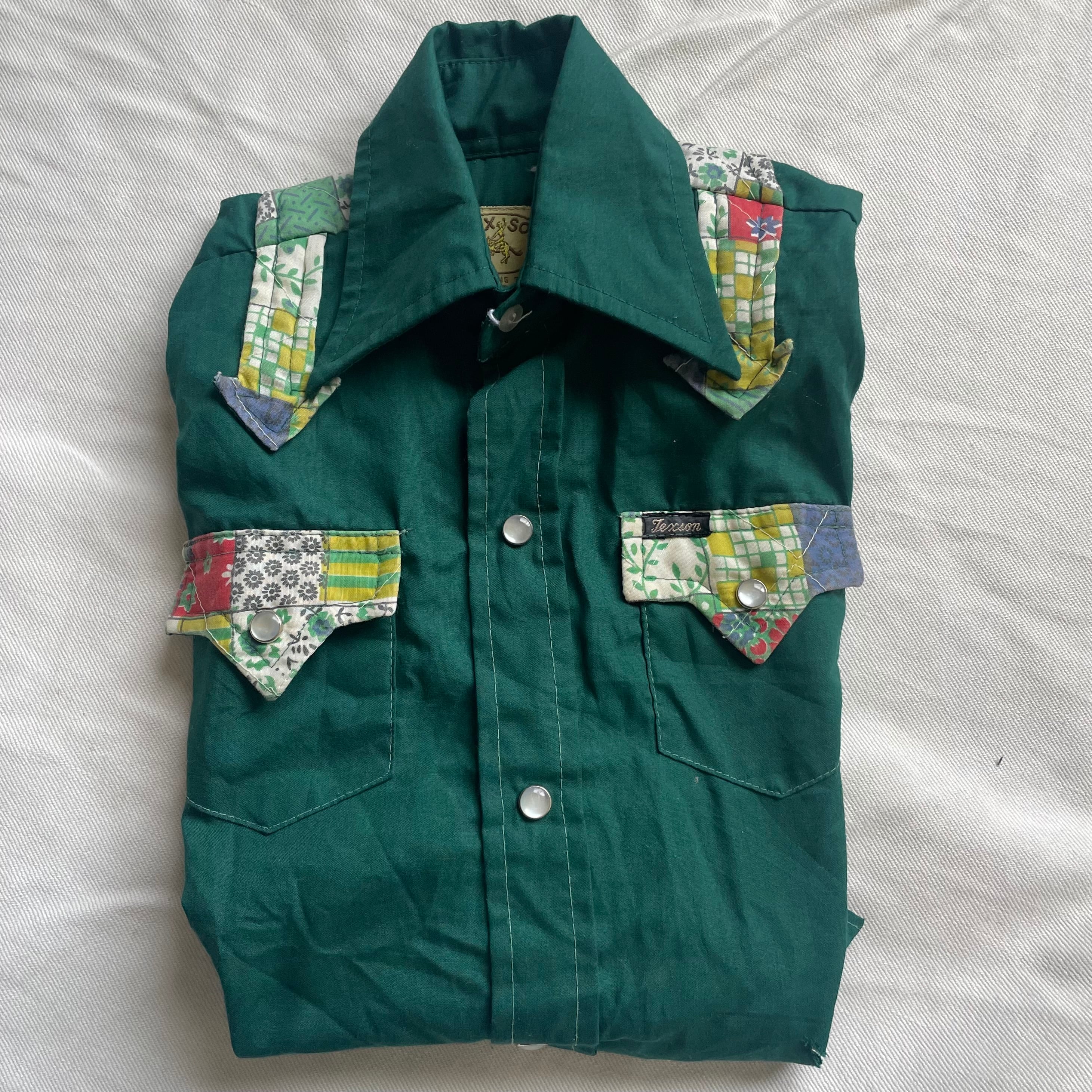 70s～Tex Son western shirt