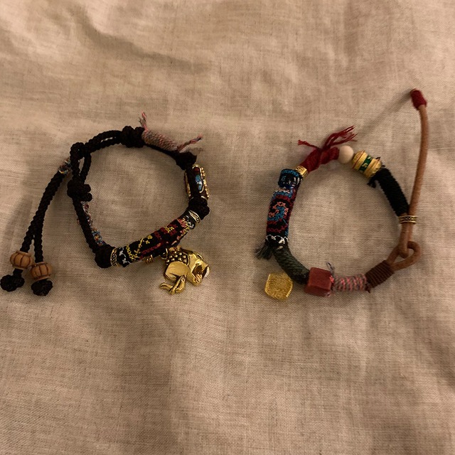 Somedayif手つくり民族風編みブレスレット 2s