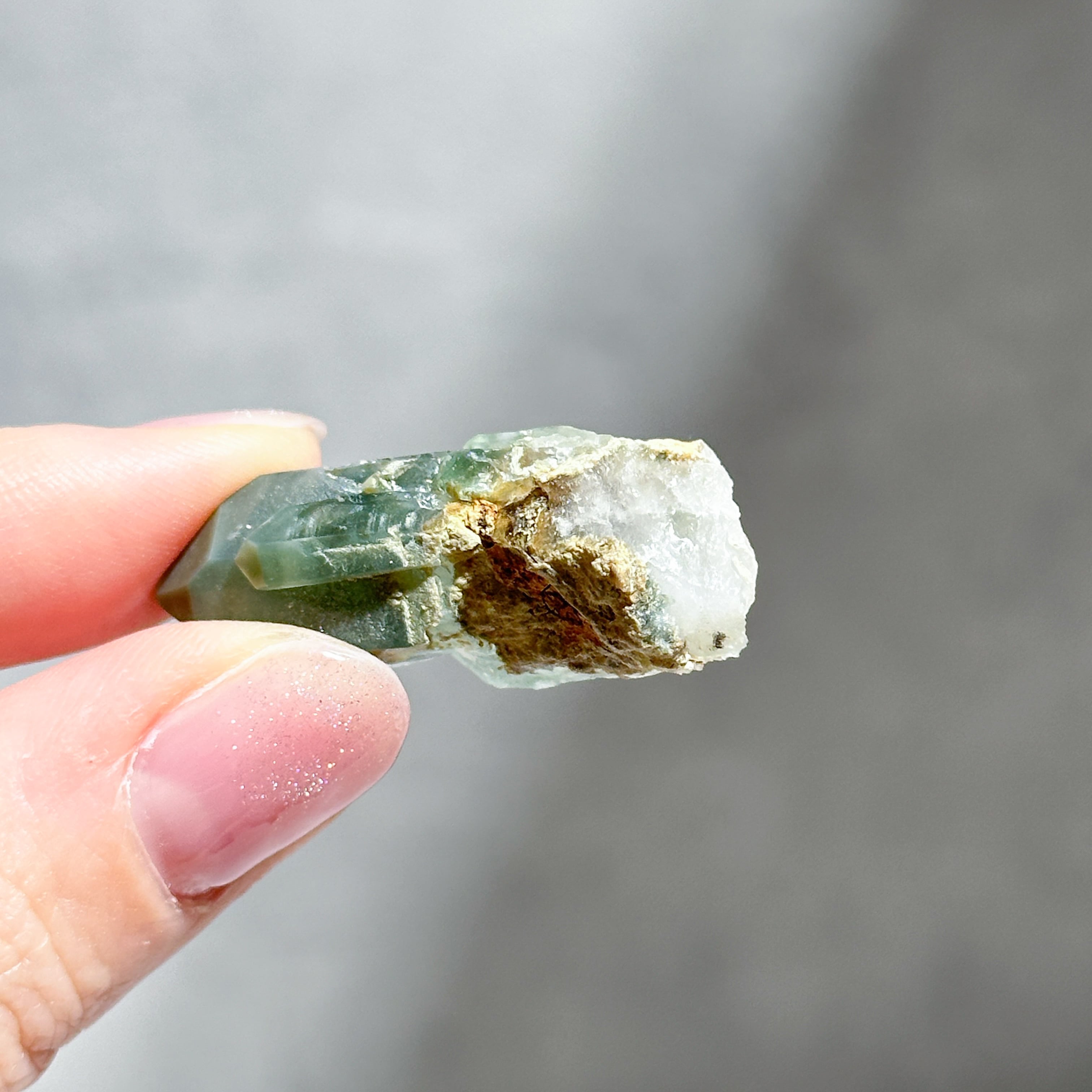 コロンビアン産クローライトインクォーツ01◇ Chlorite in