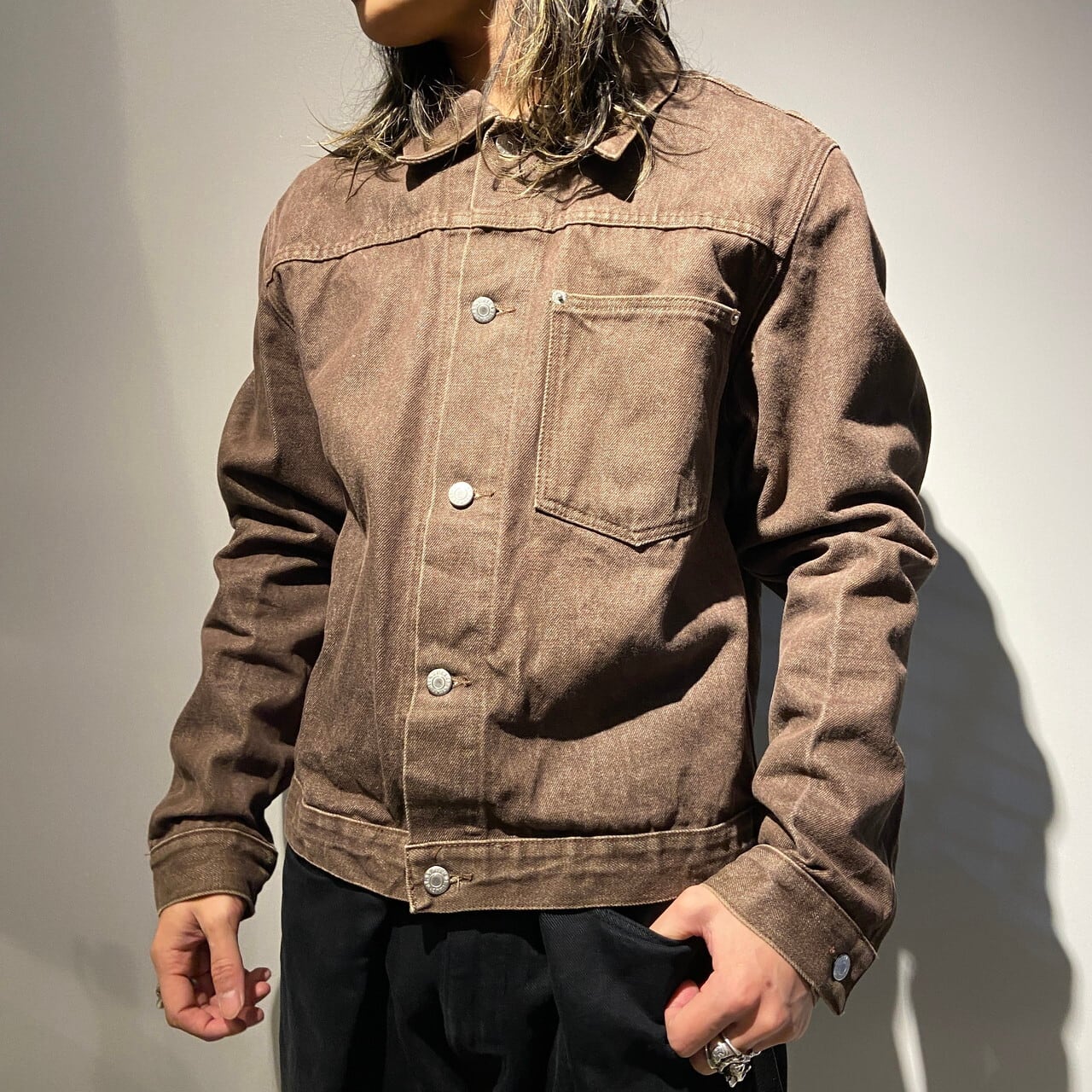 未使用品】HELMUT LANG SANDED DENIM ジャケット 本人期