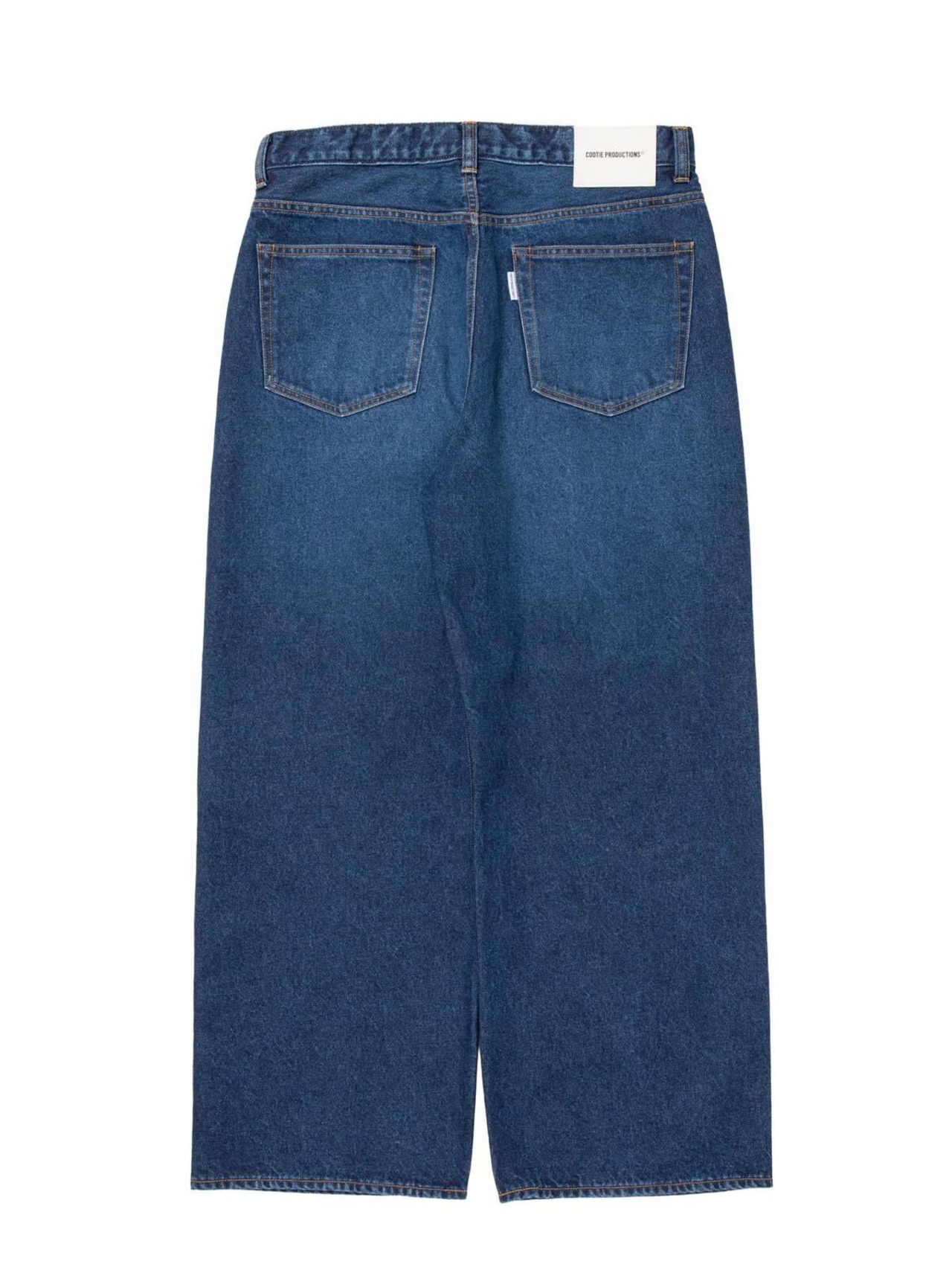 12.5OZ Denim 5 Pocket Square Leg Pants -Indigo-