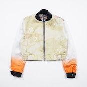 【BJK-L0010】再構築リバーシブル着物ボンバー KIMONO REVERSIBLE BOMBER JACKET