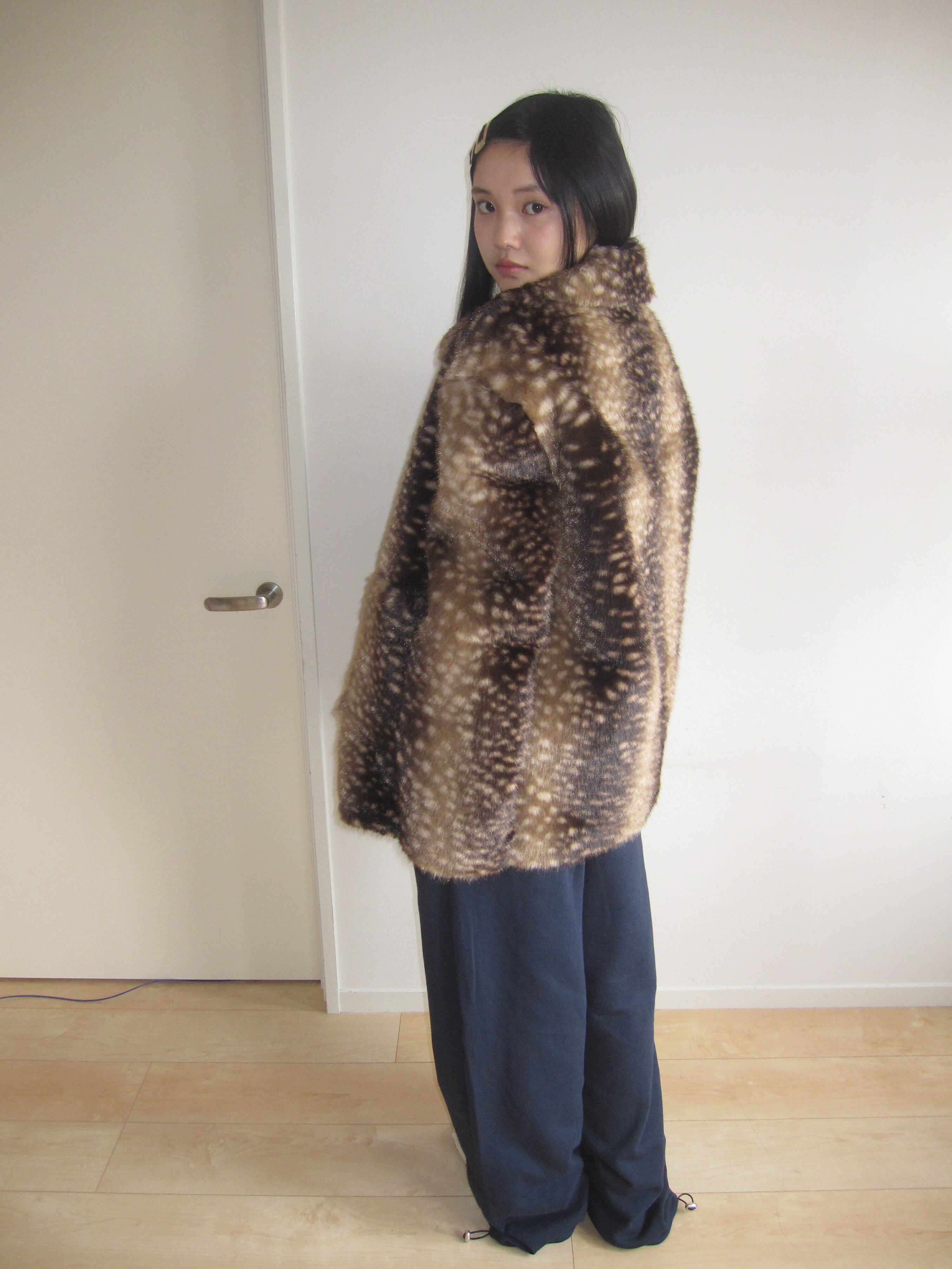 Bambi Fur Jacket brown | n.k atelier