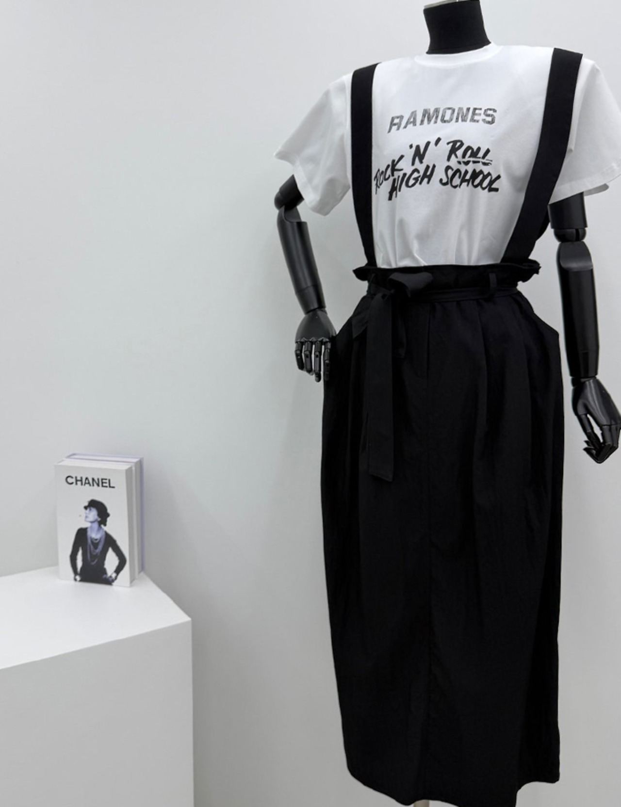 【新作5％OFF・3日間】2way Suspender Balloon Skirt_3colors
