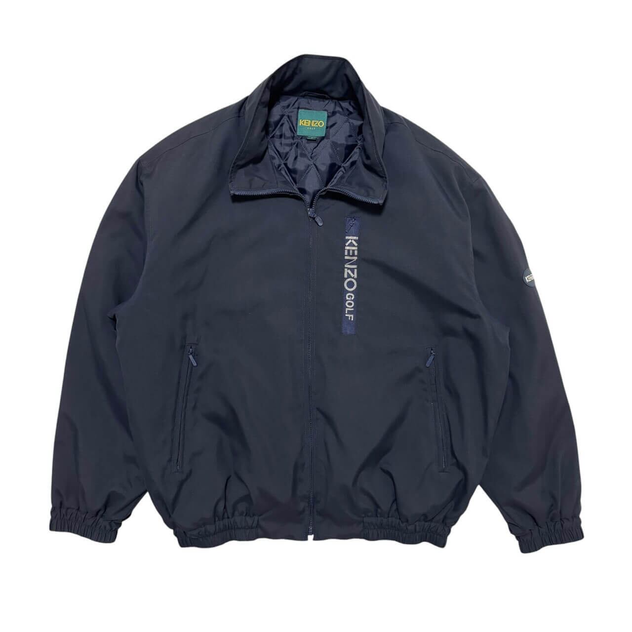 古着 ケンゾーゴルフ KENZO GOLF ブルゾン ジャンパー 中綿ジャケット クリーニング済み メンズ サイズ3 実寸L相当