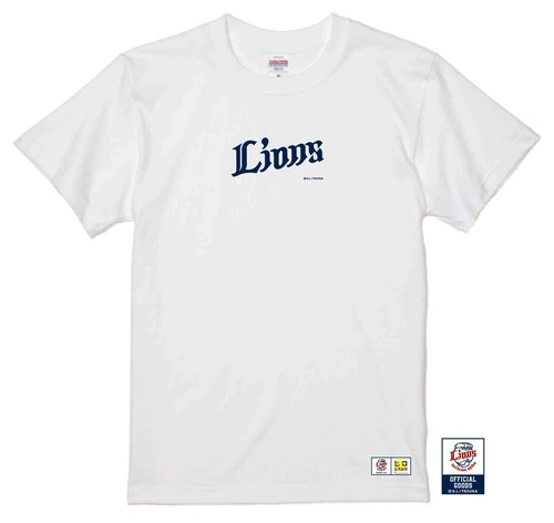 ライオンズ　Tシャツ　白　バックレオライナプリント 画像